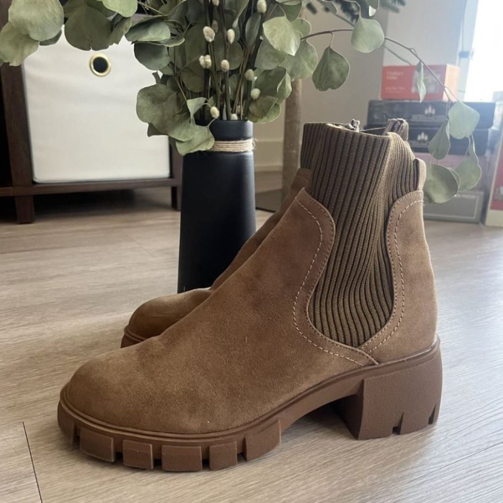 American Eagle Brown Sock Boot - image 1